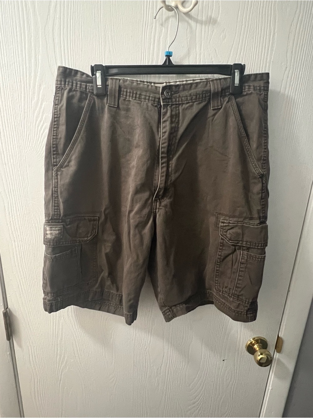 Wrangler Men's Cargo Shorts in Dark Brown
